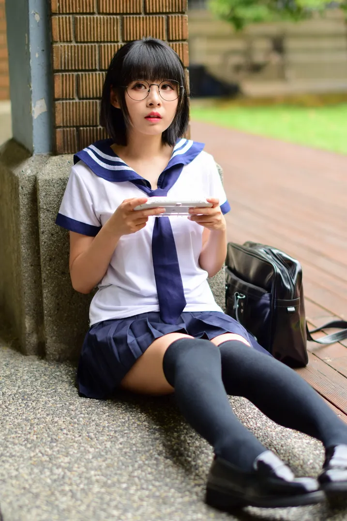 [Mzsock] NO.171 Hailin student uniform street photography#[73P]-66